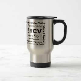 Taza De Viaje Clasificar las palabras de elección de voto taxist