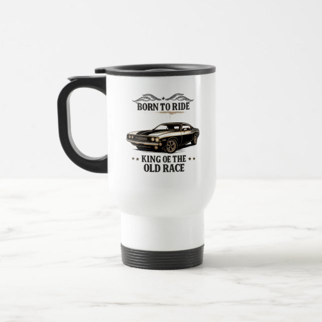 Taza De Viaje Classic Muscle Car Travel Mug (Izquierda)