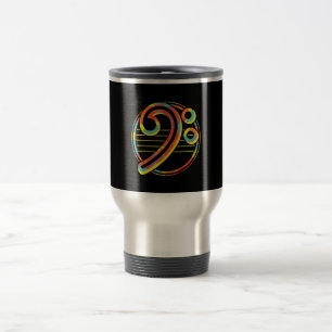 Taza De Viaje Cláusula de música guitarra Lover Bass