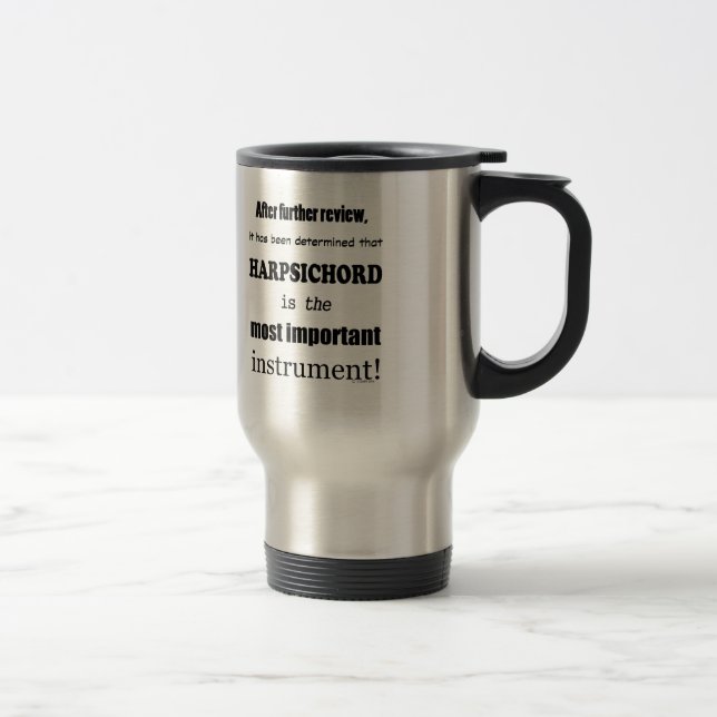 Taza De Viaje Clavicordio El Instrumento Más Importante (Derecha)