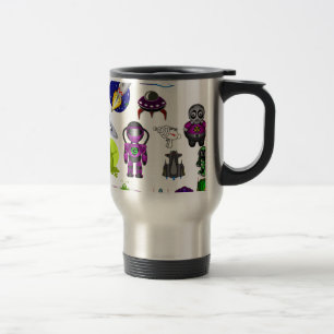 Taza De Viaje clip de espacio arte aliens space craft