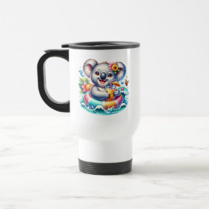 Taza De Viaje Clipart de sublimación de koala de verano-97702