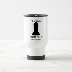 Taza De Viaje Club de ajedrez del pueblo