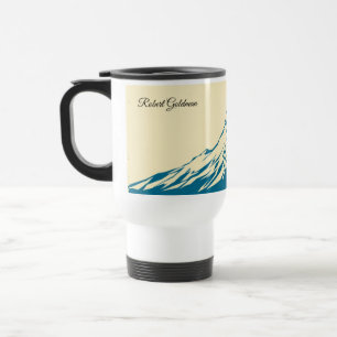 Taza De Viaje Club de Esquí de Invierno Vintage Personalizado Lo