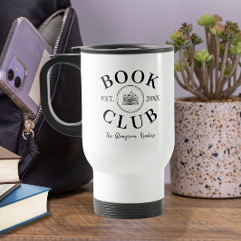 Taza De Viaje Club de libros personalizado para los amantes de l