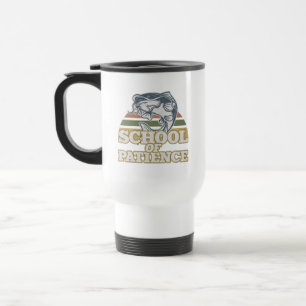 Taza De Viaje Club de Pesca de la Escuela de Paciencia