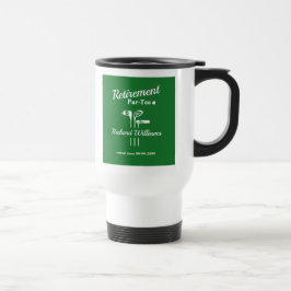 Taza De Viaje Clubes de golf de retiro temáticos Par Tee