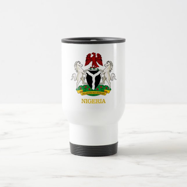 Taza De Viaje COA de Nigeria (Centro)