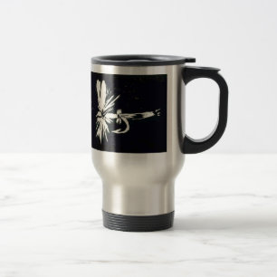 Taza De Viaje "Coachman negro - trucha cruda" Pesca de mosca