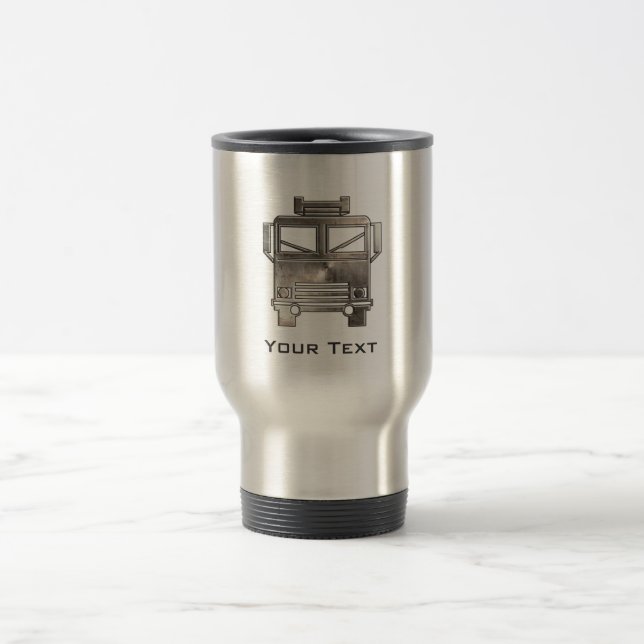 Taza De Viaje Coche de bomberos rugoso (Centro)