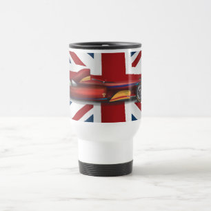 Taza De Viaje Coche de Carreras Reino Unido