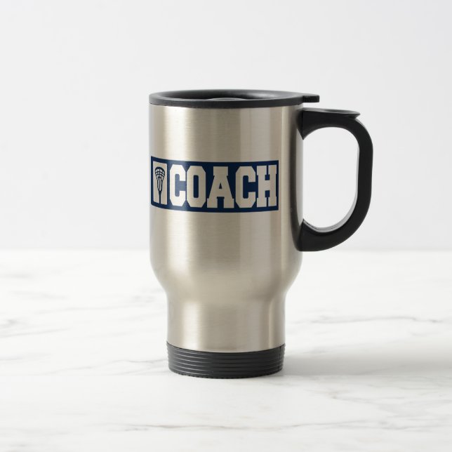 Taza De Viaje Coche de LaCrosse - azul (Derecha)