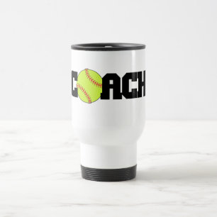 Taza De Viaje Coche del softball