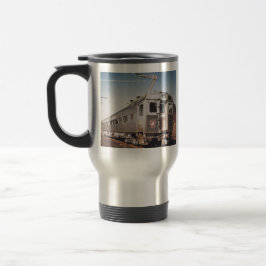 Taza De Viaje Coche eléctrico de Silverliner del ferrocarril de