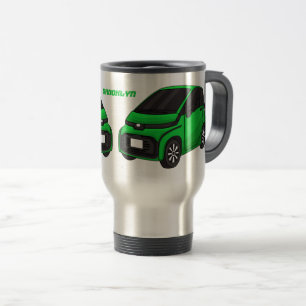 Taza De Viaje Coche pequeño verde de tamaño micro