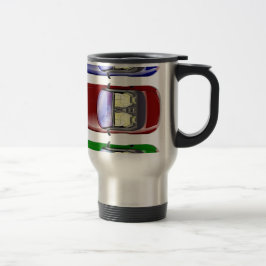Taza De Viaje Coches coloridos