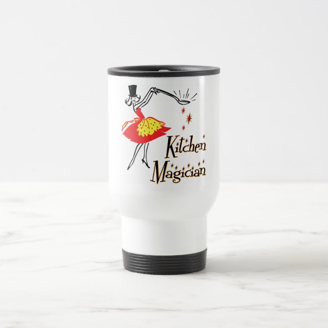 Taza De Viaje Cocina mago cocina Personalizable Mug (Centro)