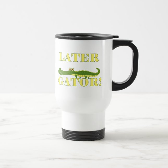 Taza De Viaje Cocodrilo posterior (Derecha)