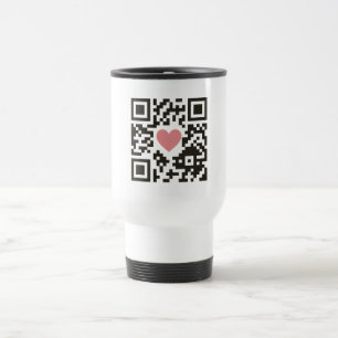 Taza De Viaje Código de Amor QR