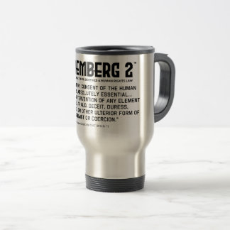 Taza De Viaje Código de Nuremberg 1947 A. 1 Mug de viaje