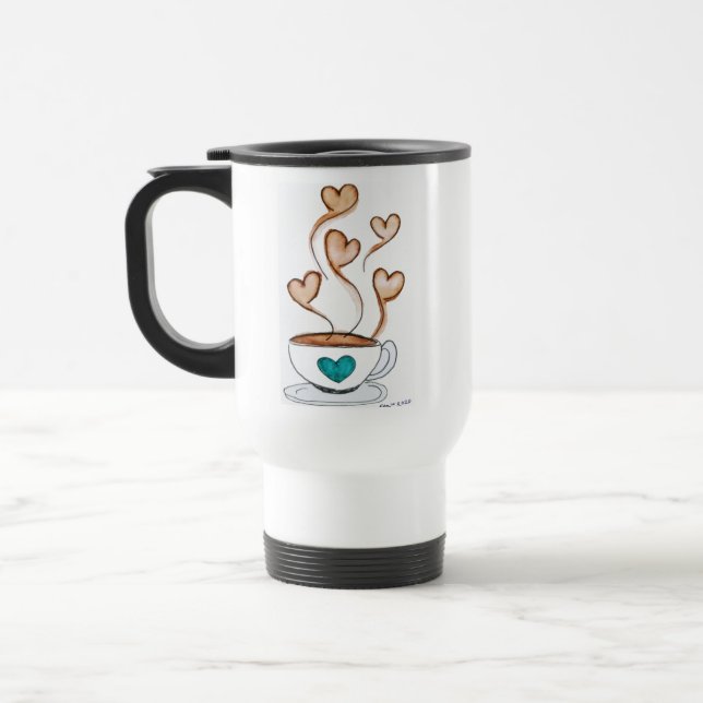 Taza De Viaje Coffee Love Coffee Mug (Izquierda)