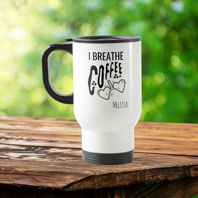 Taza De Viaje Coffee moderno divertido para los amantes de la be (Subido por el creador)