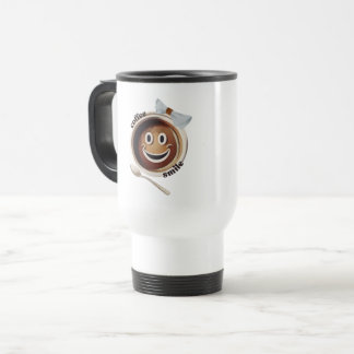 Taza De Viaje Coffee Smile Funny Cute Sweet