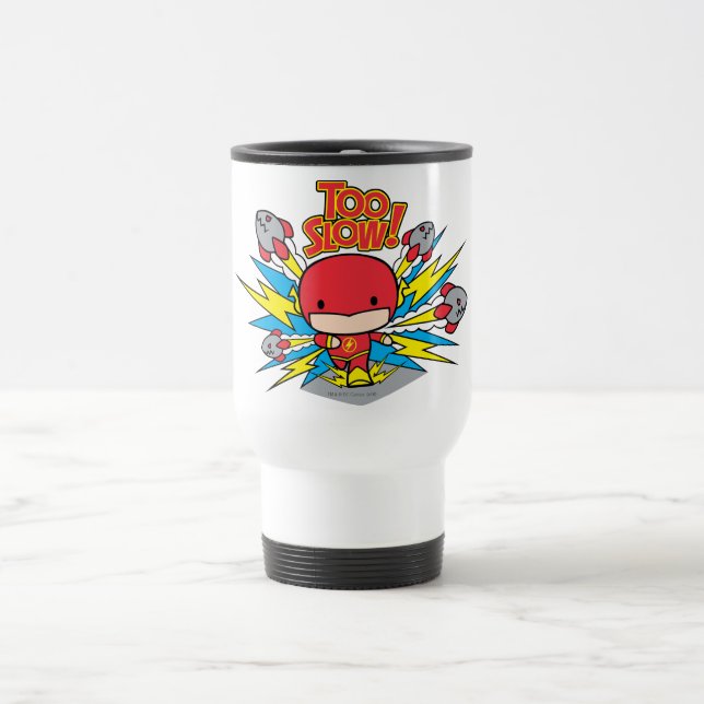 Taza De Viaje Cohetes de salida de Flash Chibi (Centro)