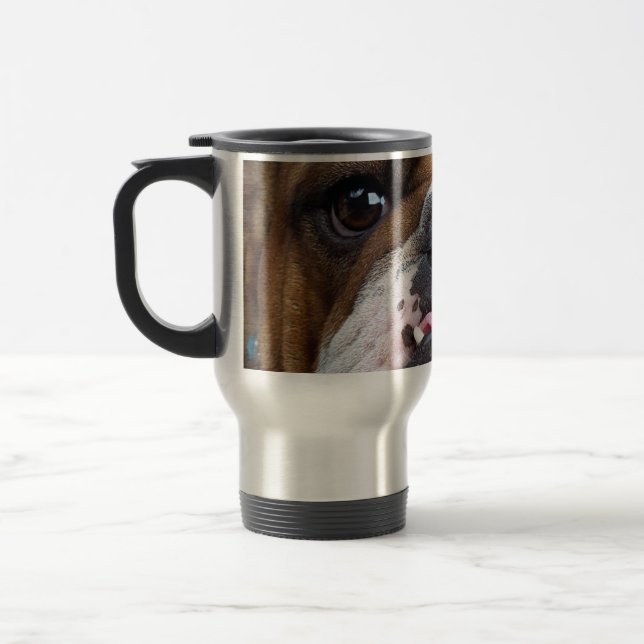 Taza De Viaje Cojín decorativo de Bulldog inglés (Izquierda)