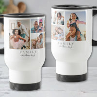 Colage de Fotos de Familia con Nombre Personalizad