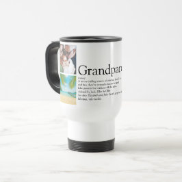 Taza De Viaje Colaje de fotos de definición de abuelos
