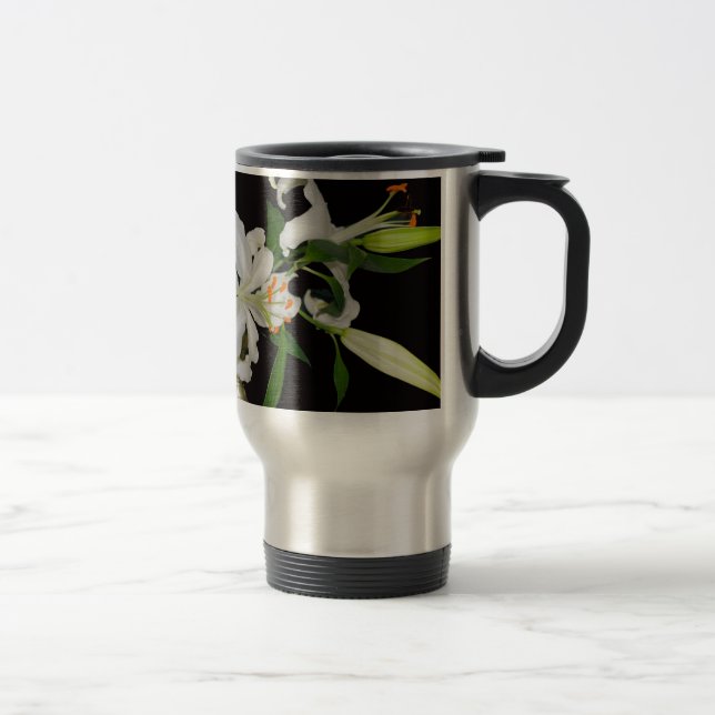 Taza De Viaje Colección de Lirios Artísticos-1 (Derecha)
