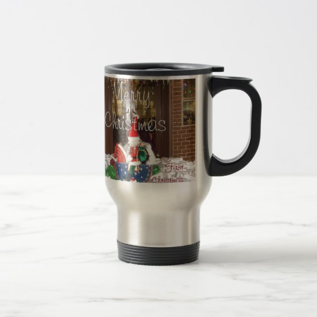 Taza De Viaje Colección de vacaciones de Navidad alegres lejos d (Derecha)