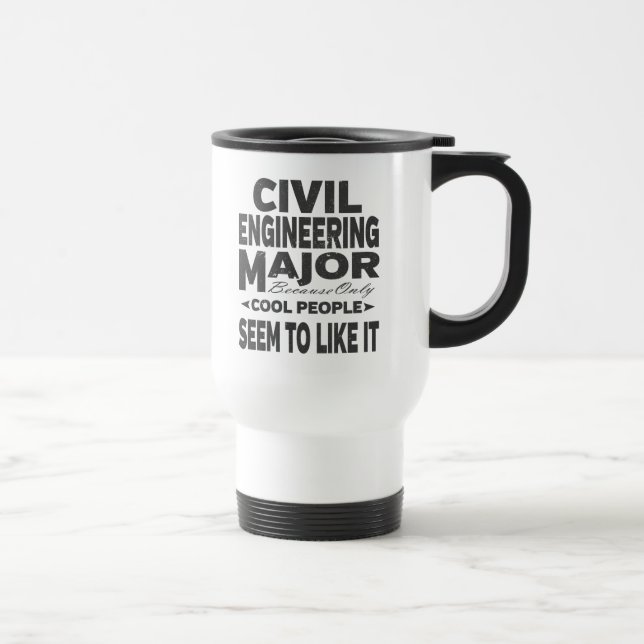 Taza De Viaje Colegio de Ingenieros Civiles Grandes Personas de  (Derecha)