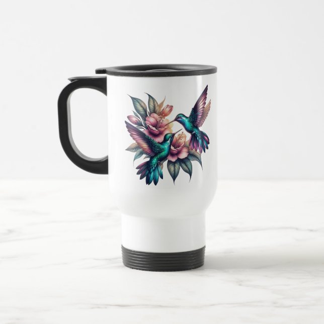 Taza De Viaje Colibrí (Izquierda)