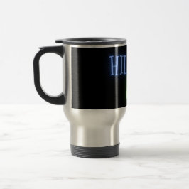 Taza De Viaje Colina divertida de paleto AF neón