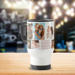 Taza De Viaje Collage 10 Photos Best Mama Ever<br><div class="desc">Ponle las 10 mejores fotos con mama en este lindo modelo de taza de viaje con collage de 10 fotos para regalar a mama. Este diseño para mama es ideal para regalar en cumpleaños, aniversarios, navidad dia de la madre, se puede personalizar el texto de la taza. Consejo para mejores...</div>