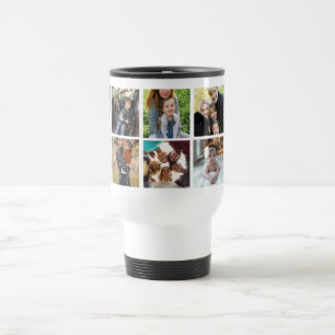 Taza De Viaje Collage de fotos de Familia Personalizada 8