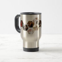 Collage de fotos Hexagón 11 Fotos Café