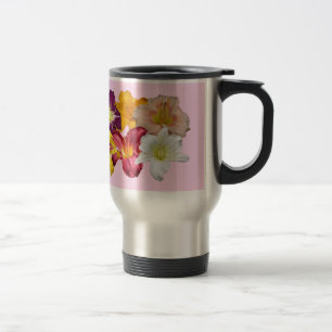 Taza De Viaje Collage de los Daylilies