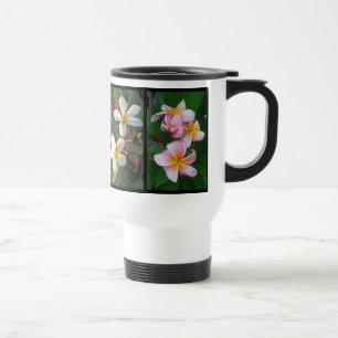 Taza De Viaje Collage del Plumeria