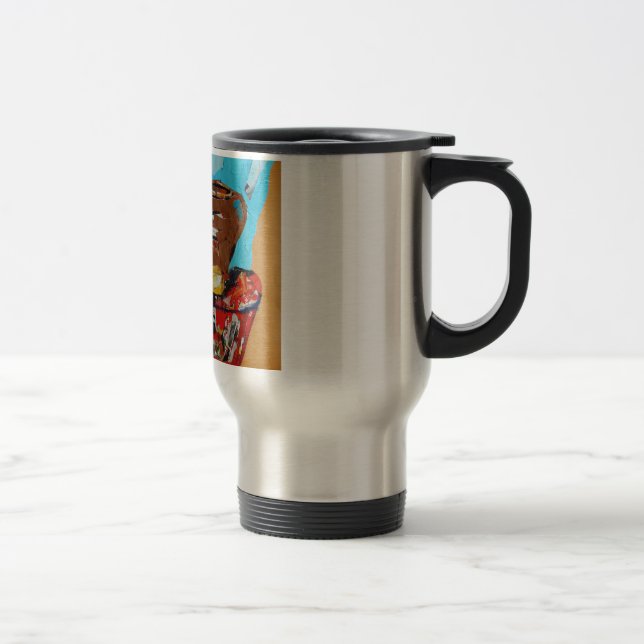 Taza De Viaje Collage Steless Travel/Commuter Mug (Derecha)