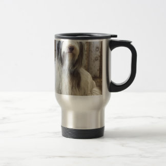 Taza De Viaje Collie con barba