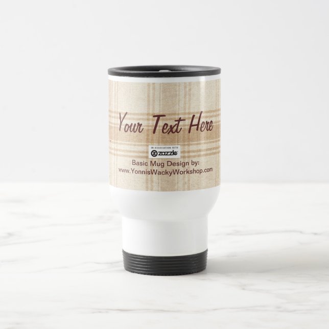 Taza De Viaje Colocar material, su texto aquí (Centro)