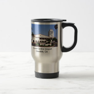 Taza De Viaje Color central magnífico, AirportGlend central