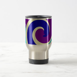 Taza De Viaje Color de la espiral