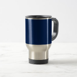 Taza De Viaje Color sólido azul real