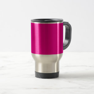 Taza De Viaje Color sólido neón rosado