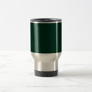Taza De Viaje Color sólido verde oscuro