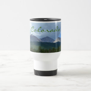 Taza De Viaje Colorado Rockies Peak Ceramic Mug